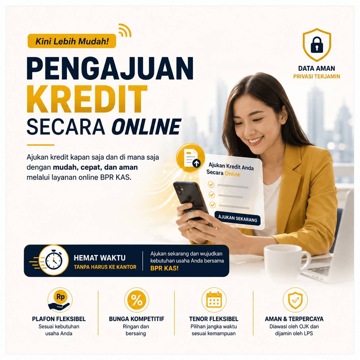 Kantor dan layanan BPR KAS